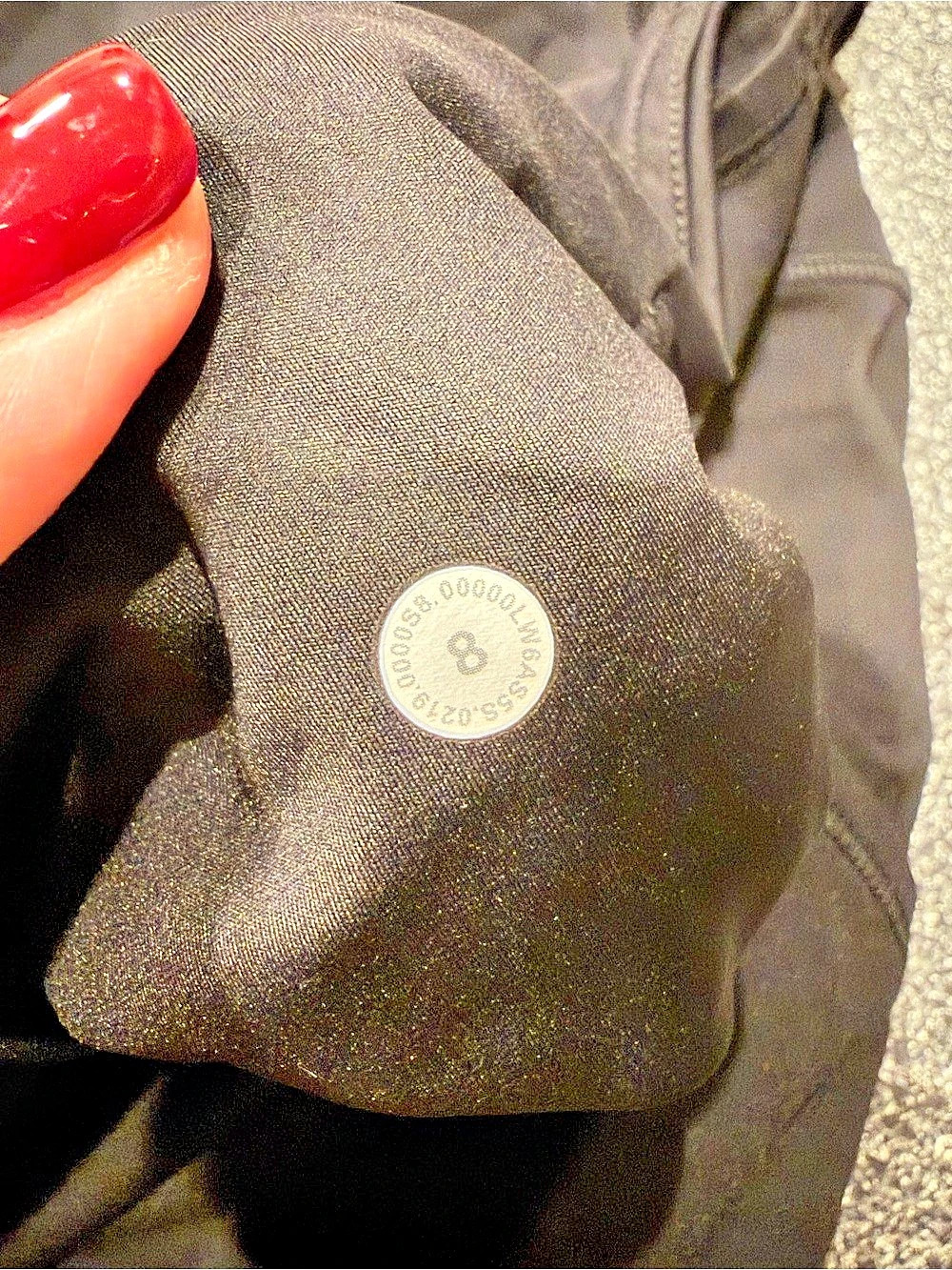 Lululemon Peloton 8 swiftly tech Long Sleeve Top & Black Cropped Leggings - Picture 6 of 6